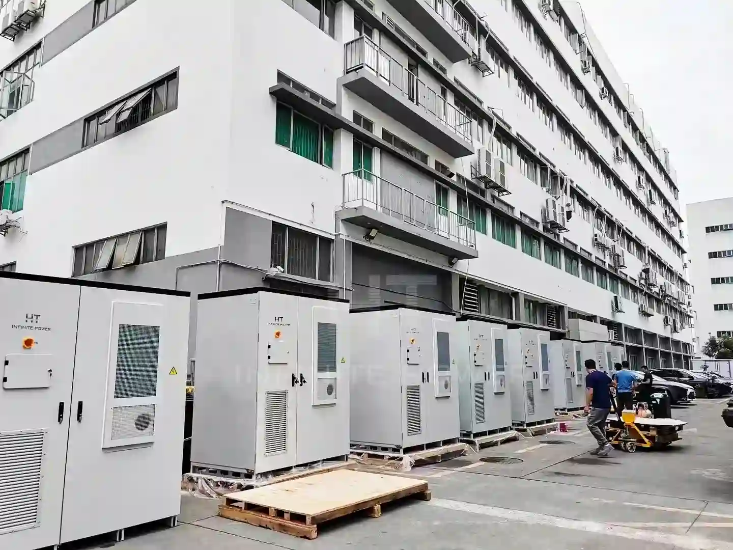 HT Industrial Commercial 215 KWH Battery Storage Delivery site